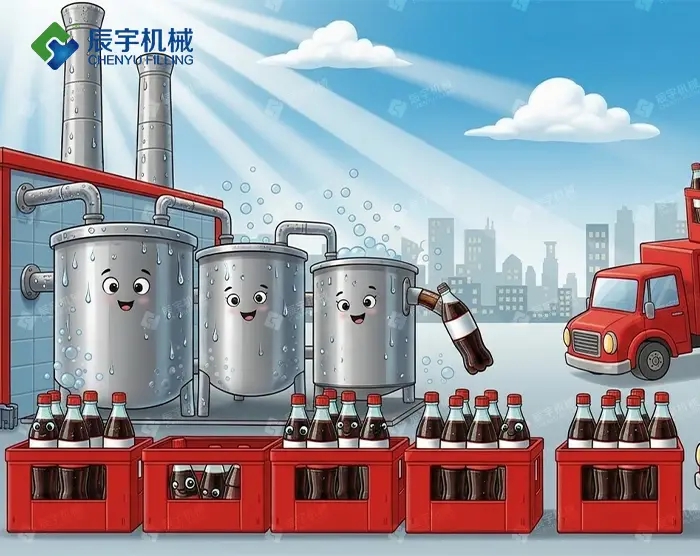 可口可樂是如何生產的？碳酸軟飲料背後的工業工程
